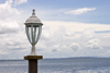 Panama - Bocas del Toro - Lampost in the Caribbean Sea - photo by H.Olarte