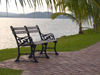 Panama Canal: Seaside Bench - photo by H.Olarte