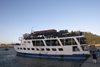 Panama City / Ciudad de Panama: Tourists entering Canal and Bay Tours Ship for a ride through the Panama Canal - Amador - photo by H.Olarte