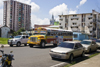 Coln, Panama: Red Devil bus - diablo rojo - photo by H.Olarte