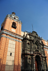 Lima, Peru: faade of the Baslica Menor de Nuestra Seora de la Merced - corner of Jirn de la Unin and Mir Quesada st - Iglesia de la Merced - photo by M.Torres