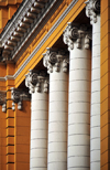 Lima, Peru: Beaux Arts school - Ionic order columns on the faade - Escuela Nacional de Bellas Artes - Centro Cultural - ENSABAP - photo by M.Torres