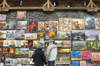 Poland - Krakow / Caracovia / Crakow (Malopolskie): art market on city wall along Florianska street (photo by Michael Gunselman)