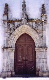 Beja: porta no museu regional - Convento da Conceio por onde passou Mariana Alcoforado