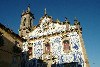 Covilh: tiled faade of the church of St Mary / fachada de azulejos da igreja de Santa Maria (photo by Angel Hernandez)