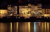 Portugal - Porto: Ribeira - foto nocturna a partir de Vila Nova de Gaia / Ribeira  at night - seen from VN Gaia - photo by F.Rigaud