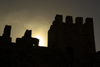 Sesimbra, Portugal: the castle - silhouette - o castelo - silhueta - photo by M.Durruti