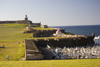 Puerto Rico - San Juan: cemetery and El Morro fort (photo by D.Smith)