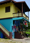 Charlestown, Nevis, St Kitts and Nevis: fashion shop - Creole architecture - photo by M.Torres