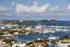 Sint-Maarten / St Martin - Simpson bay: from the hills - photo by D.Smith