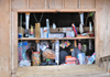 Trindade, M-Zchi district, So Tom and Prncipe / STP: general store in a wooden hut / 'supermercado' numa barraca de madeira - photo by M.Torres