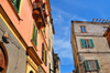 Sassari / Tthari, Sassari province, Sardinia / Sardegna / Sardigna: street in the old town - citt vecchia - photo by M.Torres