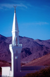 Saudi Arabia - Al Madinah province: Medina - Madain Salah / Madain Saleh road - mosque - photo by F.Rigaud