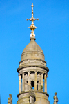 Scotland - Glasgow - dome of the City Chambers on George Square - the Baroque inspired design features statuesdepicting the reign of Queen Victoria over the British Empire - designed by William Young and built in 1888 - photo by C.McEachern