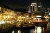 Singapore: Singapore River - night scene near Hill St bridge (photo by R.Eime)