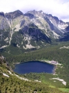 Slovakia - High Tatras - Popradsk Pleso: lake and mountains - Poprad District - Presov Region - Eastern Slovakia - photo by J.Kaman)