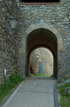 Western Slovakia / Zpadoslovensk - Trencn: the castle - entrance (photo by P.Gustafson)