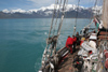 South Georgia Island - Husvik - Stromness Bay - view from a sailing ship - Antarctic region images by C.Breschi