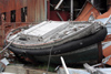 South Georgia Island - Leith Harbour - old life boat - Antarctic region images by C.Breschi