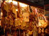 Spain / Espaa - Valencia: Central Market - hams - Jamn serrano - Mercado central de Valencia (photo by M.Bergsma)