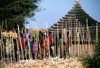 Sudan - White Nile River - Jonglei / Junqali state: people and their village along the Nile - photo by Craig Hayslip