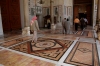 Syria - Damascus / Damas Esh Sham / Damasco / Dimashq / ash-Sham / DAM : Omayyad / Umayyad Mosque - inside - tiled floor entrance to prayer hall (photographer: John Wreford)