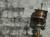 Tibet - Lhasa: Jokhang Temple - portable prayer wheel - photo by M.Samper