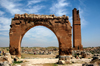 Turkey - Harran: ruins of the ancient Carrhes - arch - Great Mosque Ruins - Ulu Camii - Aleppo Gate - photo by C. le Mire