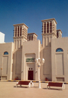 UAE - Sharjah / SHJ : wind towers at the Art Museum - windcatcher - al-barjeel - al-kashteel - photo by M.Torres