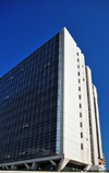 Kampala, Uganda: glass facade of Communication House, office building on Colville Street - curtain glass facade - photo by M.Torres