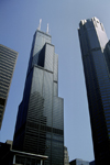 Chicago, Illinois, USA: the Willis / Sears Tower by Skidmore, Owings and Merrill architets and 311 South Wacker Drive tower by Kohn Pederson Fox - photo by C.Lovell