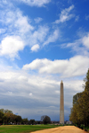 Washington, D.C., USA: looking West on the National Mall - architect Pierre Charles L'Enfant - Washington Monument - photo by M.Torres