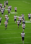 Denver, Colorado, USA: Invesco Field at Mile High football stadium - Chicago Bears enter the field - National Football League - photo by M.Torres