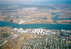 Newark, New Jersey, USA: oil terminal and fuel storage - port - photo by M.Torres