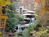 Bear Run, Pennsylvania, USA: Fallingwater house - designed by architect Frank Lloyd Wright for the Kaufmann family / casa da cascata - photo by G.Frysinger