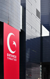 Minneapolis, Minnesota, USA:  Guthrie Theater - stainless steel cladding - deconstructivism style - architect Jean Nouvel - 800-818 2nd Street South - West Bank Milling District - Downtown East - photo by M.Torres