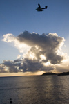 St. Thomas, US Virgin Islands: seaplane at sunset (photo by David Smith)