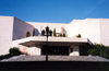 Serbia - Vojvodina - Novi Sad: white marble faade of the Serbian National Theater - Narodno Pozoriste - Srpsko narodno pozoriste - photo by M.Torres